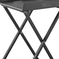 Load image into Gallery viewer, Gray Aluminum Indoor Outdoor Tray Table-5
