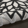 Load image into Gallery viewer, 6’ x 9’ Black Gray White Indoor Outdoor Area Rug-2
