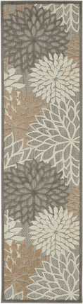 Load image into Gallery viewer, 2’ x 12’ Natural and Gray Indoor Outdoor Runner Rug-0
