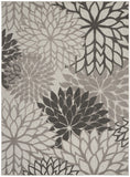 Load image into Gallery viewer, 7’ x 10’ Silver and Gray Indoor Outdoor Area Rug-0
