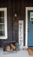 Load image into Gallery viewer, Rustic White Wash Front Porch Welcome Sign-1
