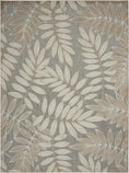 Load image into Gallery viewer, 4’ x 6’ Natural Leaves Indoor Outdoor Area Rug-0
