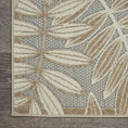 Load image into Gallery viewer, 4’ x 6’ Natural Leaves Indoor Outdoor Area Rug-1
