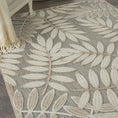 Load image into Gallery viewer, 4’ x 6’ Natural Leaves Indoor Outdoor Area Rug-4
