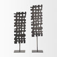 Load image into Gallery viewer, Gray Metal Decor Piece-5
