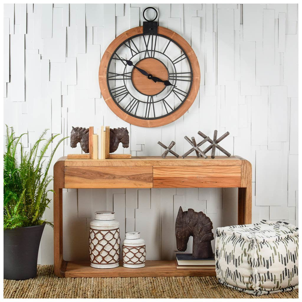 8" Rustic Metal X Decorative Sculpture-5