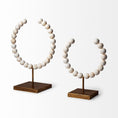 Load image into Gallery viewer, Petite White Beaded Sculpture-3
