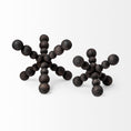 Load image into Gallery viewer, 7" Black Beaded Wooden Decorative Jack-2
