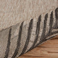 Load image into Gallery viewer, 5’ x 7’ Beige Palm Leaves Indoor Outdoor Area Rug-4
