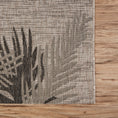 Load image into Gallery viewer, 5’ x 7’ Beige Palm Leaves Indoor Outdoor Area Rug-5
