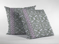 Load image into Gallery viewer, 18" White Bird Maze Indoor Outdoor Throw Pillow-1
