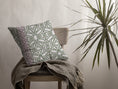Load image into Gallery viewer, 18" White Bird Maze Indoor Outdoor Throw Pillow-3
