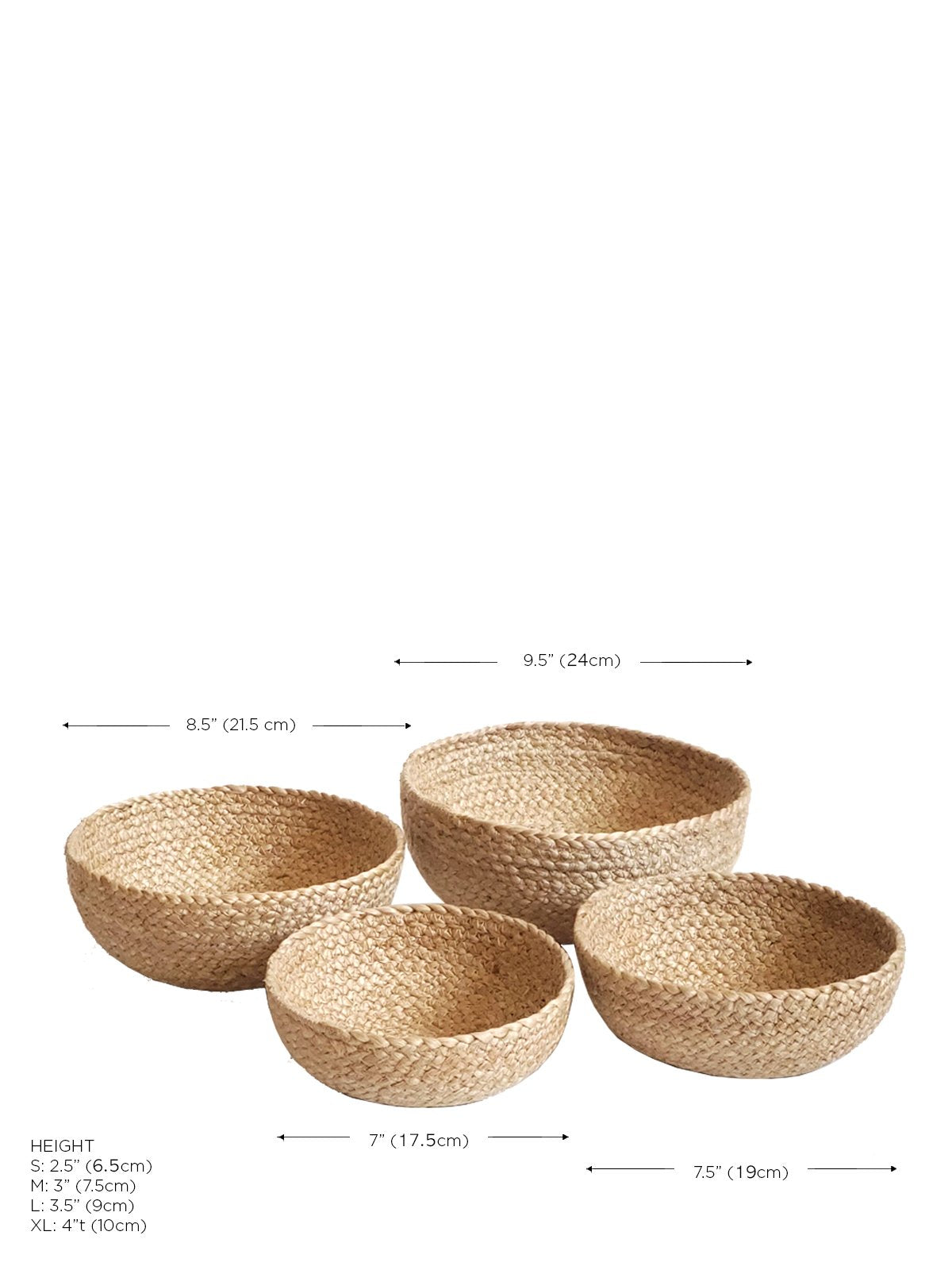 Kata Candy Bowl - Natural (Set of 4)