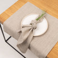 Load image into Gallery viewer, Natural Hemp Placemat
