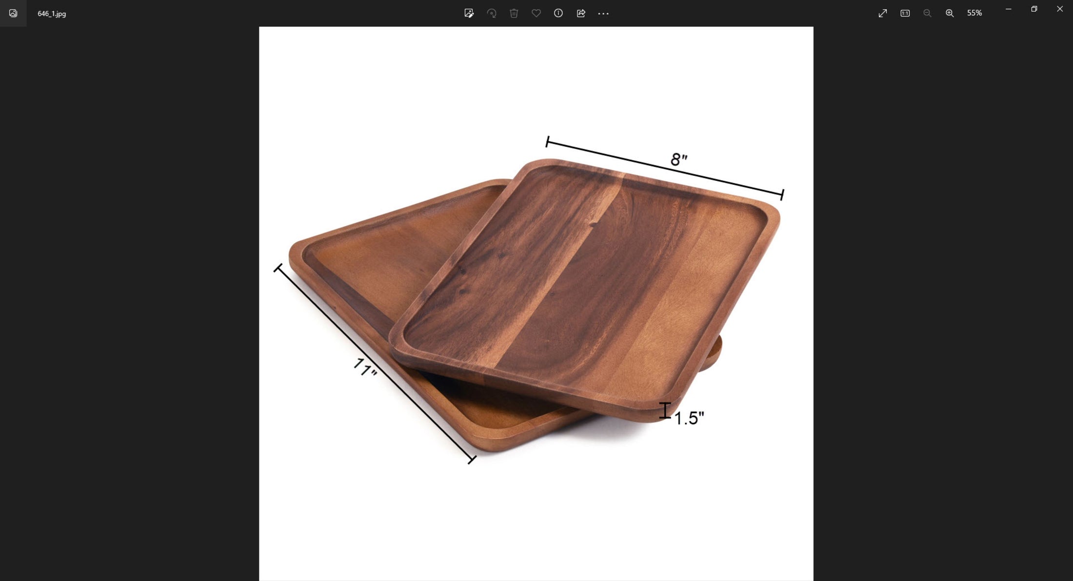 Rectangular Plates - Large (set of 2)