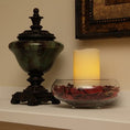 Load image into Gallery viewer, Flameless 3 x 6 Melted Top Wax Pillar Candle
