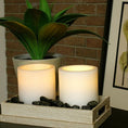 Load image into Gallery viewer, Flameless 4 x 5 Flat Top Wax Pillar Candle
