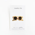 Load image into Gallery viewer, Girl Boss Pink Sunglasses Enamel Pin
